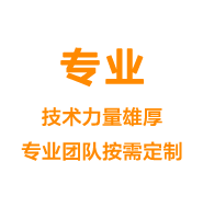 專業——技術力量雄厚專業團隊按需定制